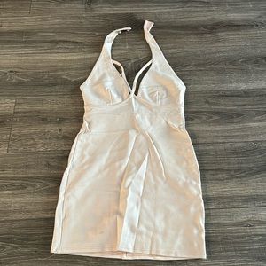 Blush Pink Halter Dress